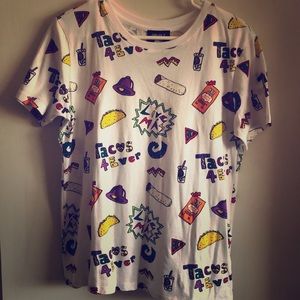 Forever 21 X Taco Bell Collection Tacos 4 Ever Tee
